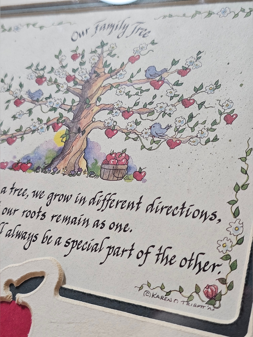 Framed 'Our Family Tree' Wall Art - Multicolor